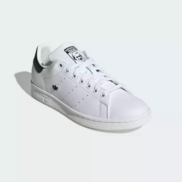 adidas Originals Shoes - Adidas Originals Women's White black Mini Trefoil Stan Smith Shoes IE0459